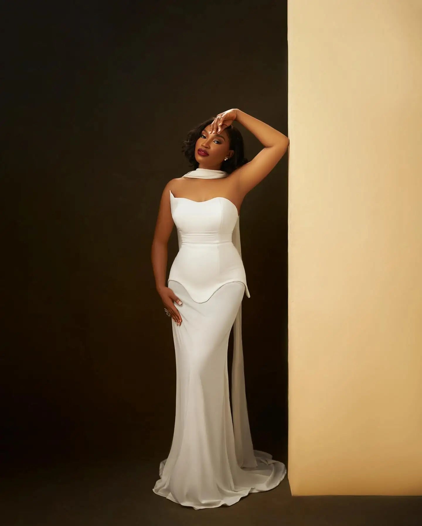 White Black Color Women Sexy Strapless Off the Shoulder Bodycon Bandage Dress Celebrity Red Carpet Evening Party Birthday Dress