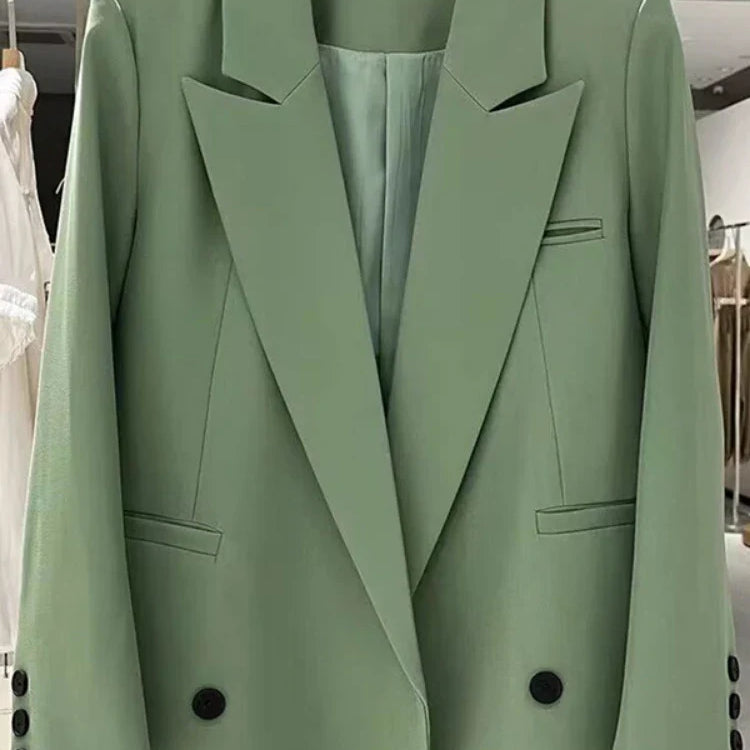 Chic Office Lady Blazer Women's Coats Spring Autumn Female Tops Street Trend Ladies Outerwear Blazers for Women Jacket Clothing