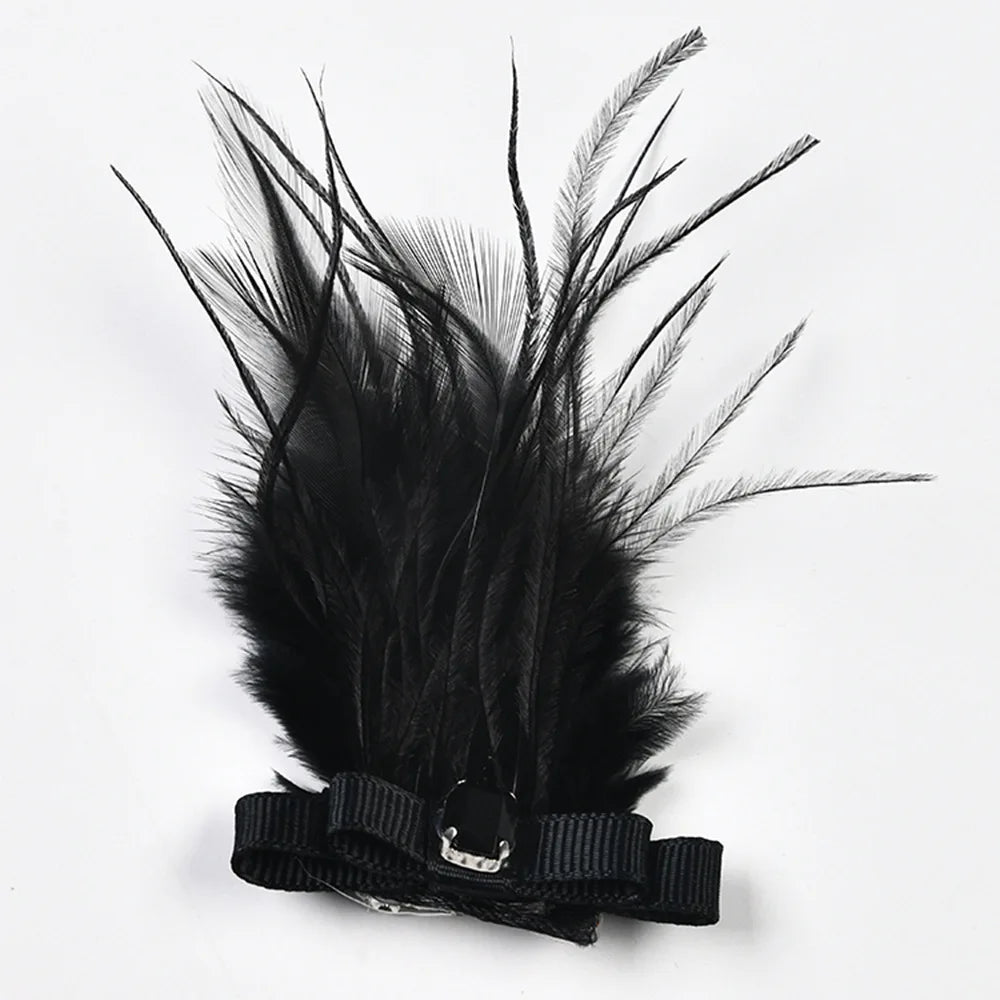 TWOTWINSTYLE Solid Slimming Spliced Bead Feather Blazers for Women Lapel Long Sleeves Patchwork Button Blazer Female Fashion New