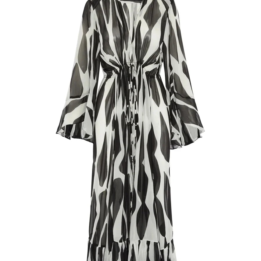 Milky White One-piece Swimwear Design Cut-out Stylish Elegant Swimsuit Body Fit Summer Vacation Seaside Swimsuit And Cover Up green