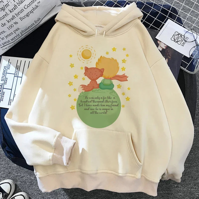 the Little Prince hoodies women streetwear anime sweatshirts Hooded Shirt female japanese sweater 10383