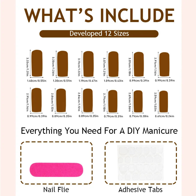 Simple White French Fake Nails 24Pcs Nude Color Press On Nails with 3D Bowknot Designers Women Girls Daily Charm Manicure