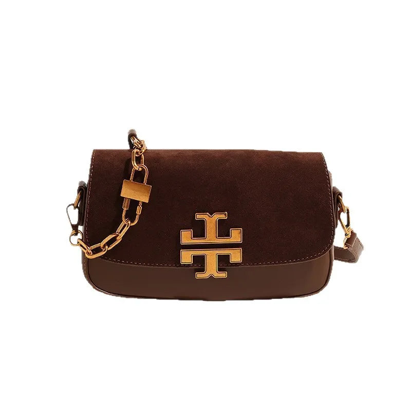 2026 Trendy Paris Diagonal Span Women's Bag Fashionable Versatile Chain Luxury Shoulder Bag Underarm Portable Small Square Bag