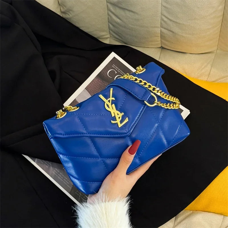 New women's chain shoulder bag, fashionable portable wallet, women's crossbody bag, casual travel handbag