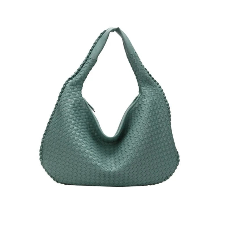 Woven Bag French High-end Women's Atmospheric Versatile One Shoulder Underarm Bag Niche Texture Portable Commuting Bag