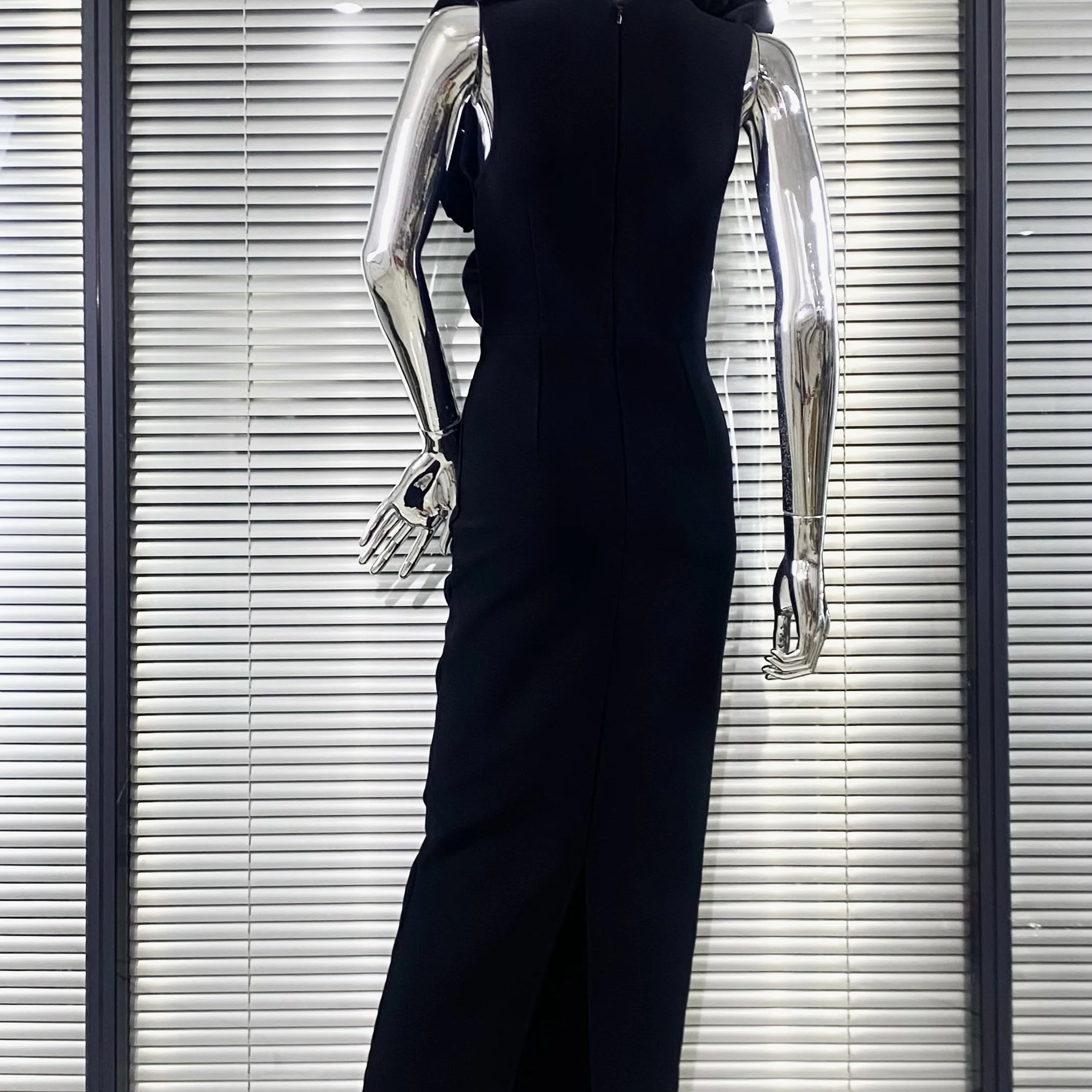 Vestido longo de bandagem floral colado ao corpo, sexy, tomara que caia, preto, de alta qualidade, para festa à noite, boate