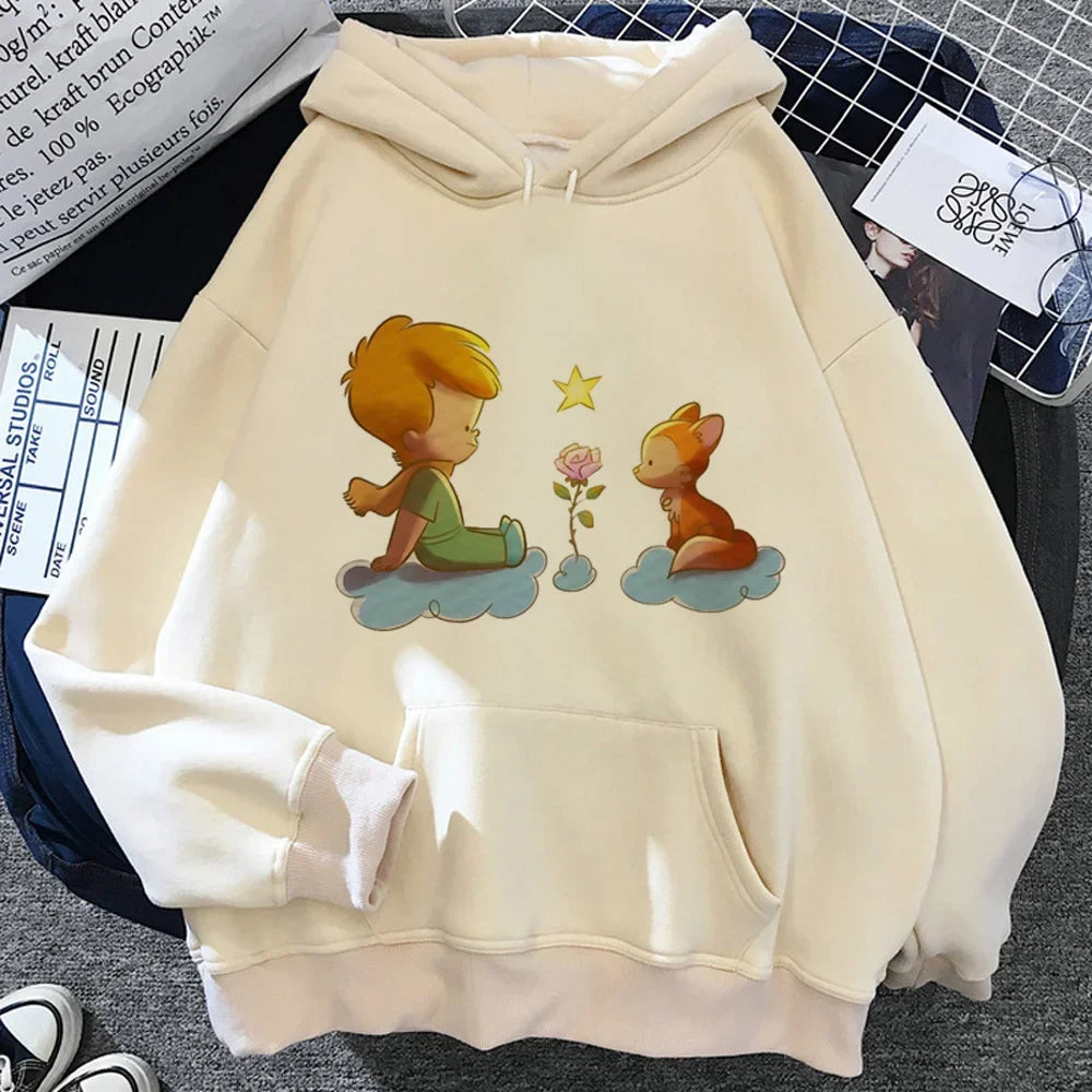the Little Prince hoodies women streetwear anime sweatshirts Hooded Shirt female japanese sweater 14333