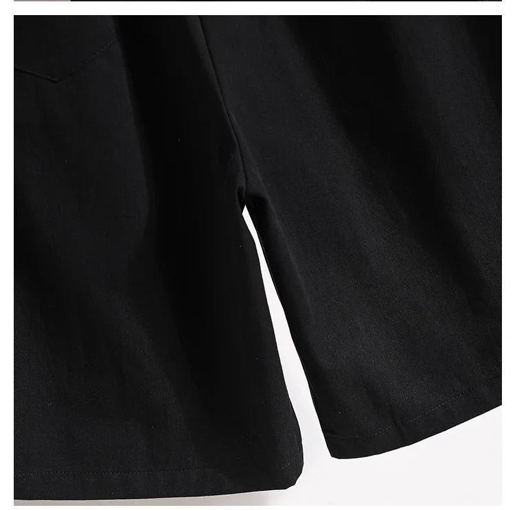 New Ladies Summer Plus Size Fashion Pants For Women Large Loose Asymmetry Shorts 3XL 4XL 5XL 6XL 7XL Clothing