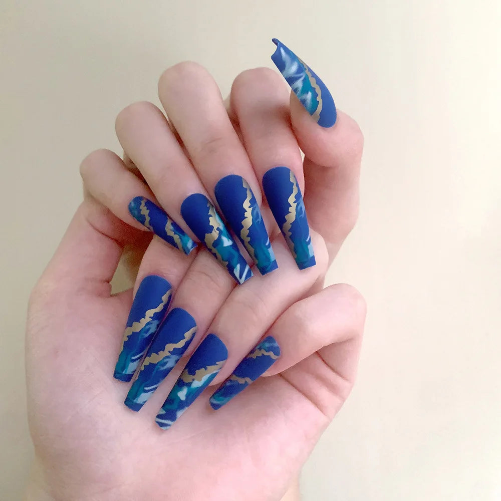 24pcs/set short Medium square fake nails for women gradient nude pink flowers french almond summer tips press on false nail art