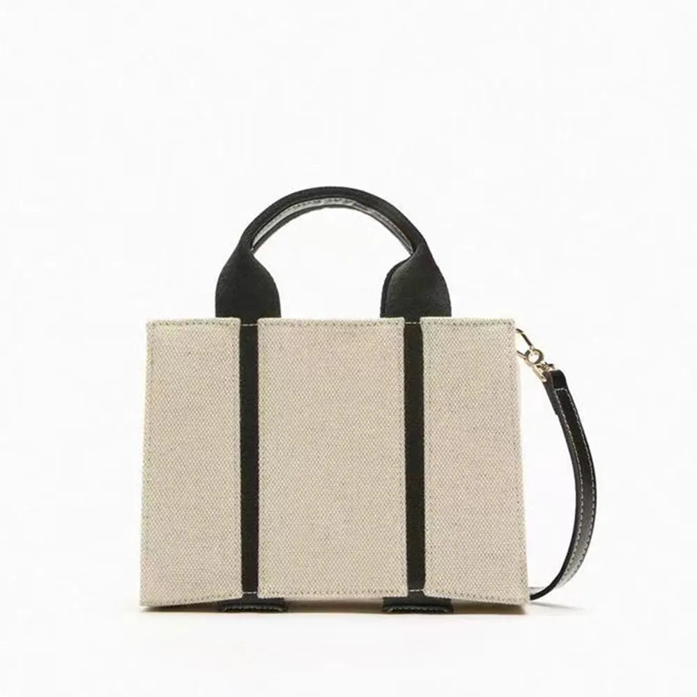 Fashion Designer Canvas Tote Bags for Women Casual Purses and Handbags Luxury Brands Shoulder Crossbody Bag New Shopper Clutch