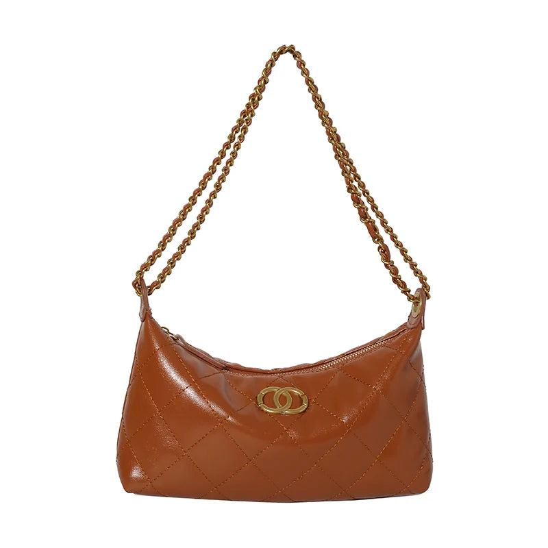 Luxury Leather Shoulder Bag For Women Elegant Classic Design By Famous Designer Popular Choice Spacious And Stylish