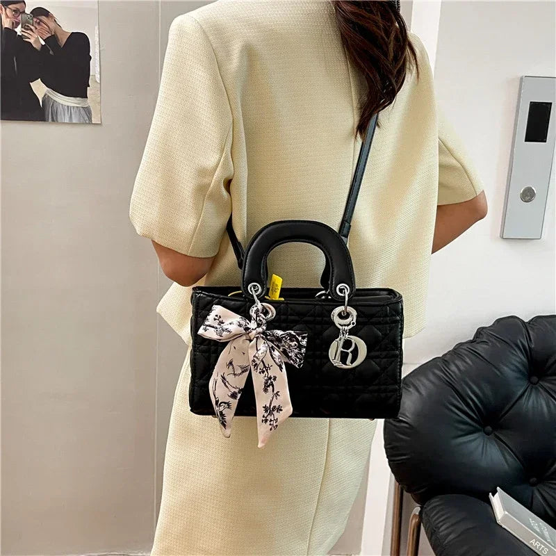 Fashion Women's Leather Classic Crossbody Handbag Elegant Designer Luxury Shoulder Tote Bag For Daily Looks