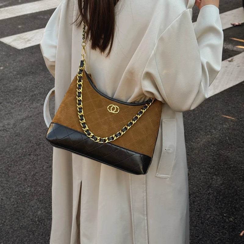 Fashion Forward Women Designer Crossbody Bag Luxury Leather Handbag High End Shoulder Tote Vintage