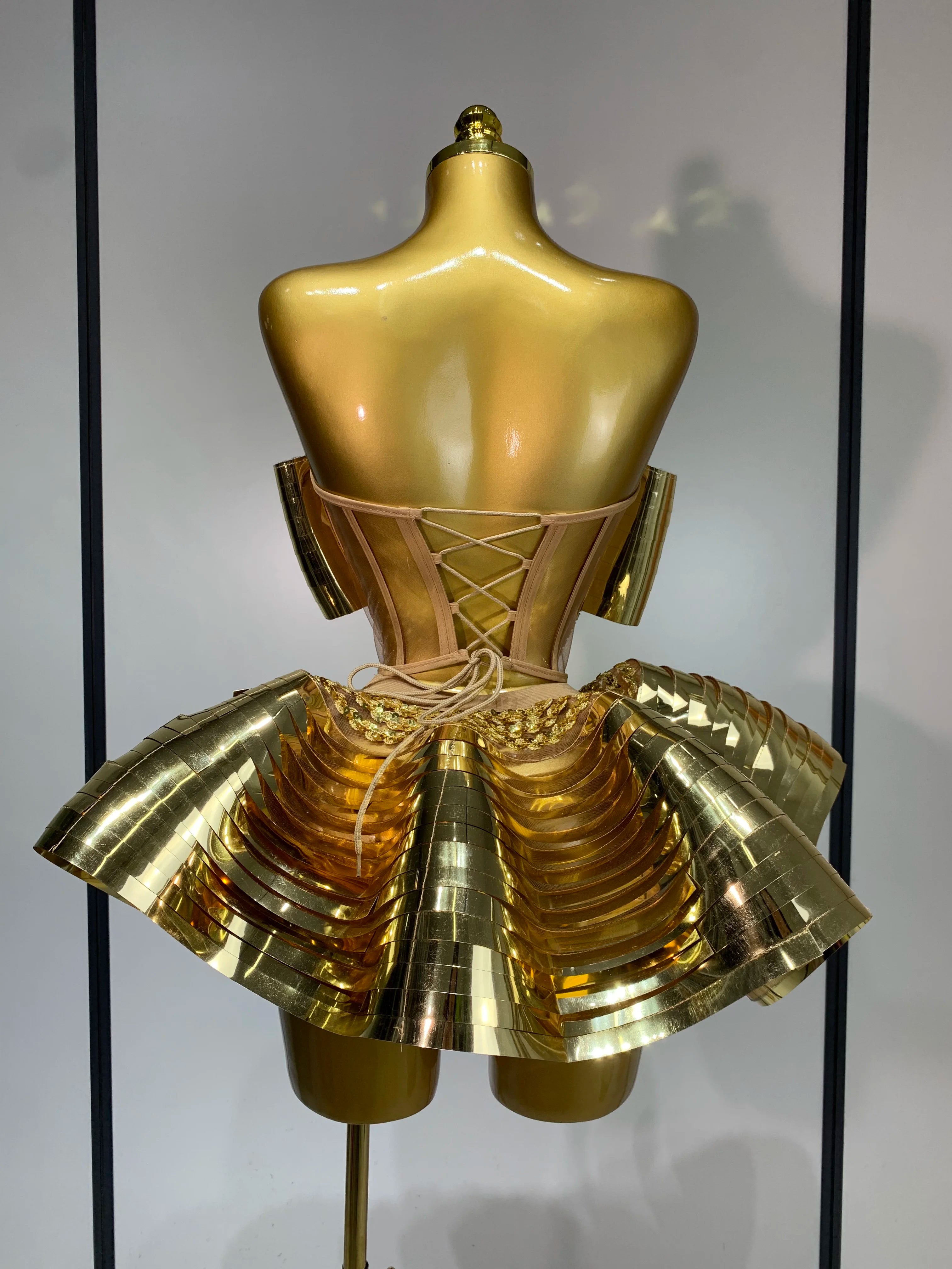 Women Stage Performance Costume Two Piece Set Silver Sequins Rhinestone Fancy Outfit Sexy Backless Shiny Birthday Party Dresses