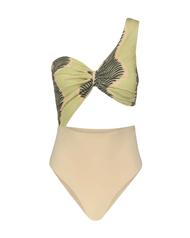 Bikini Swimsuit Push Up Bikini Set Sexy One Shoulder Beachwear Summer Bathing Suit High Waist Swimwear Women 2024
