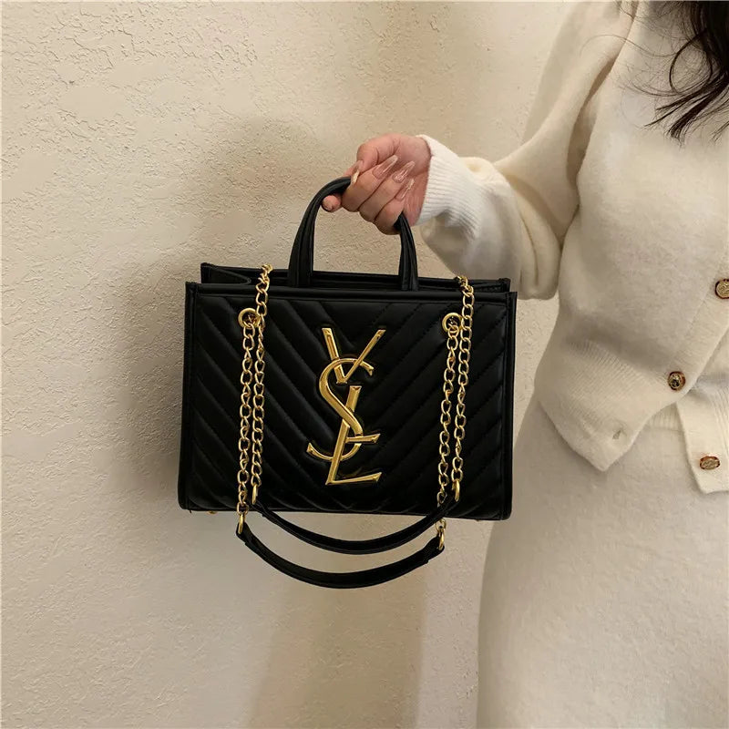 Luxury Brand Women's Handbag, Designer Leather Shoulder Bag For Elegant Ladies, Crossbody Bag Practical Choice