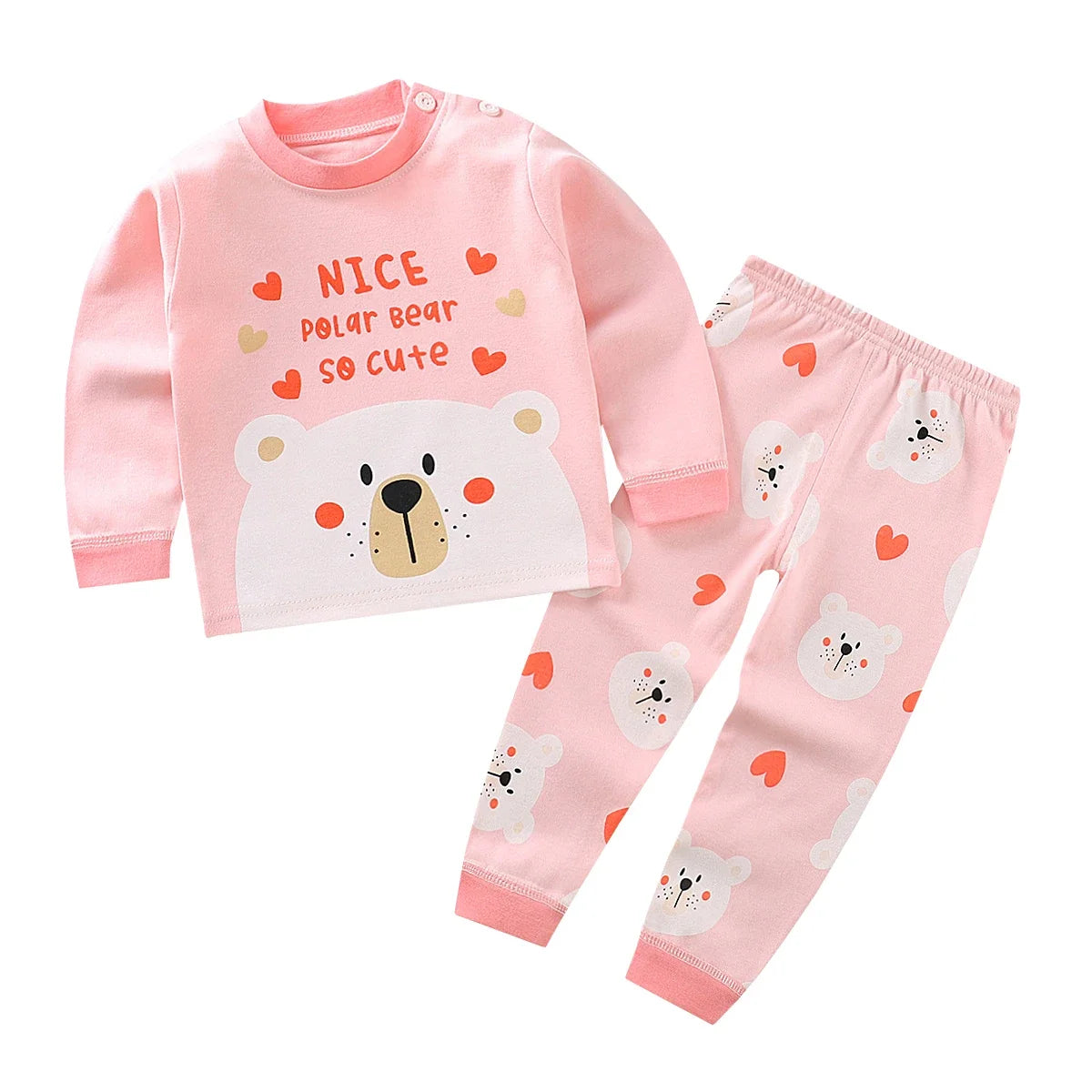 Children Sets Kids Clothes Boys Girls Suit Pajamas Children Clothinng Pants Cartoon Autumn Winter Sleepwear Outfits Cotton Style 3