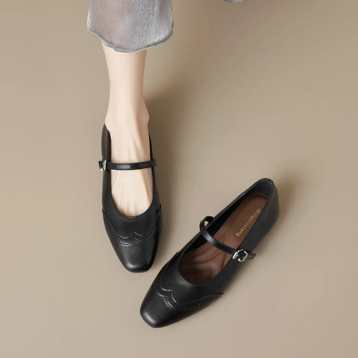 spring women's shoes Fashionable design Marie-Jane shoes Women's casual high heels and boat shoes Office and party wear