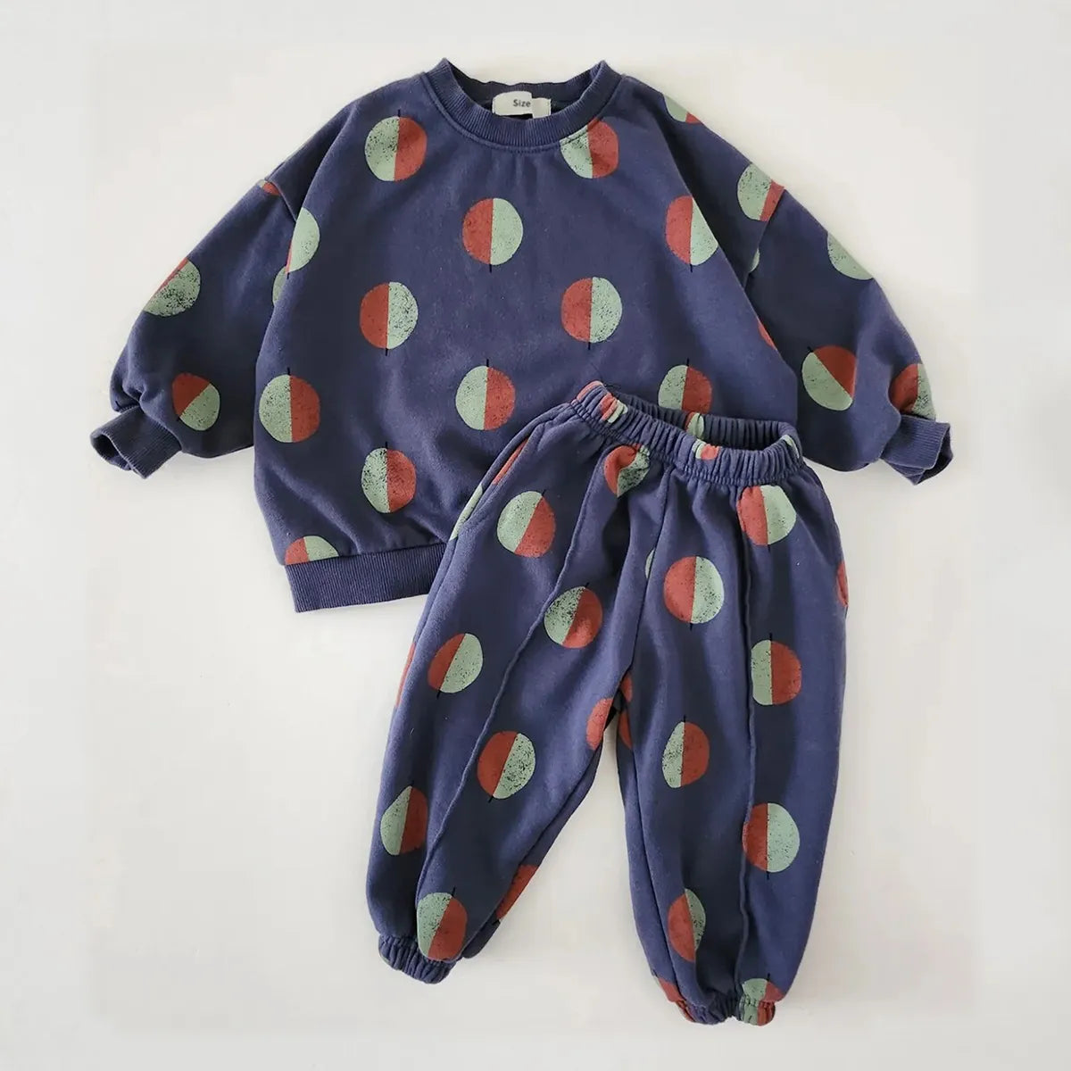 Baby Boys Girls Sports Suit Kids Clothes Sets Balloon Print Sweatshirt +Pants Childrens Suit Set Casual Cotton Spring Autumn