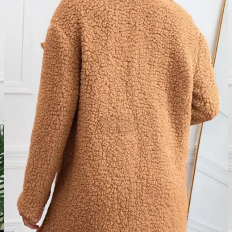 Coat for Women Harajuku Streetwear Double Breasted Pockets Long Jacket Casual Vintage Lapel Collar Autumn Outerwear