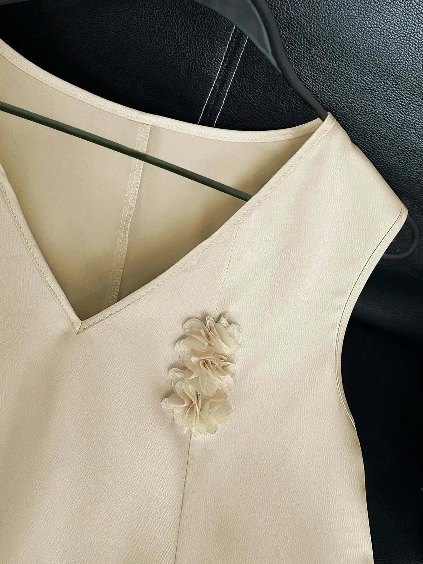 Plus size women's suit and western dress elegant skirt suit summer casual versatile heiress style v-neck