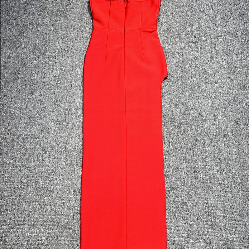 High Quality Women Sexy Strapless Bodycon Long Bandage Dress Celebrate Wedding Mermaid Fashion Birthday Outfit Vestido