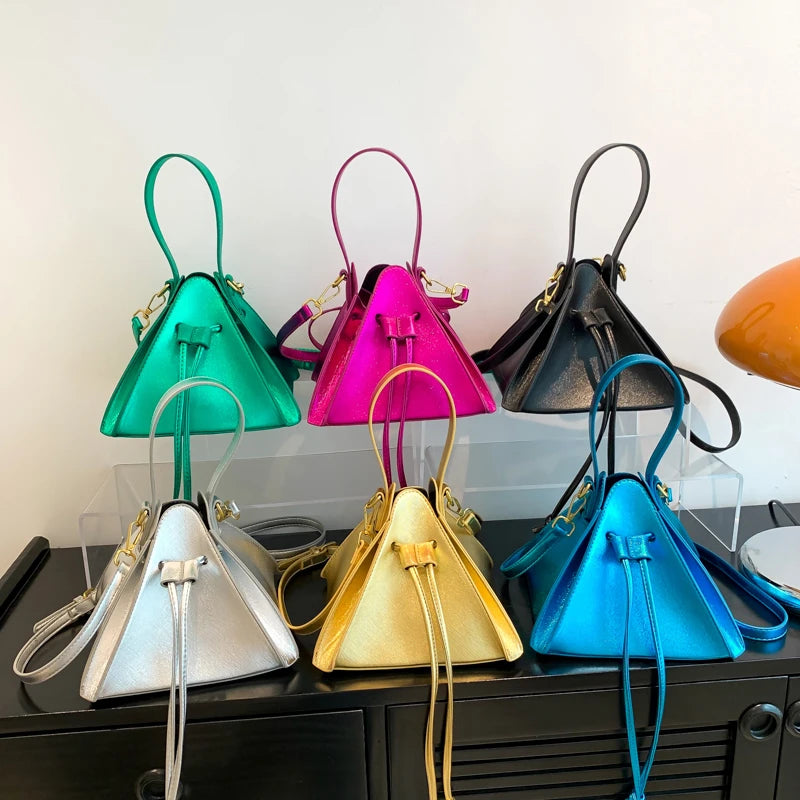 Patent Leather Handbags for Women New Personality Fashion Crossbody Bag Luxury Party Trend Woman Shoulder Bag