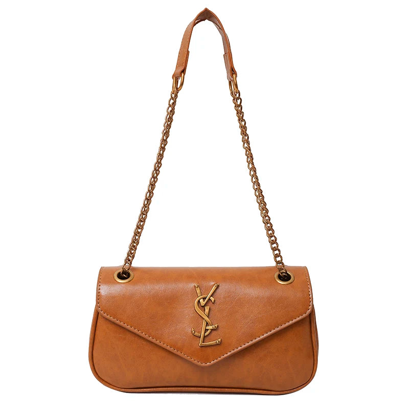 Elegant Classic Women's Tote Bag Leather Crossbody Shoulder Messenger Handbag For Ladies By Famous Luxury Brand