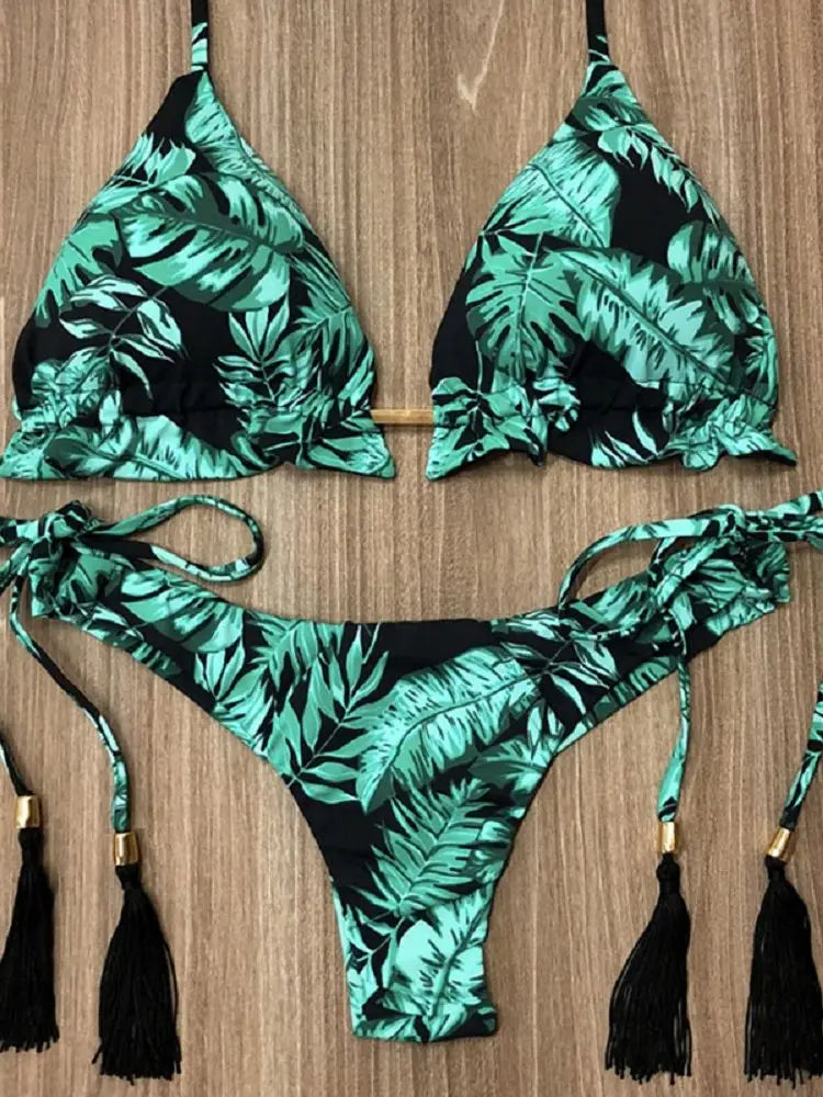 RUOTONGSEPT Bikini Women's Swimsuit 2022 New Swimwear Female Sexy Bikinis Set Push up Swimming for Bathing Suit Women Swimsuits lv ye