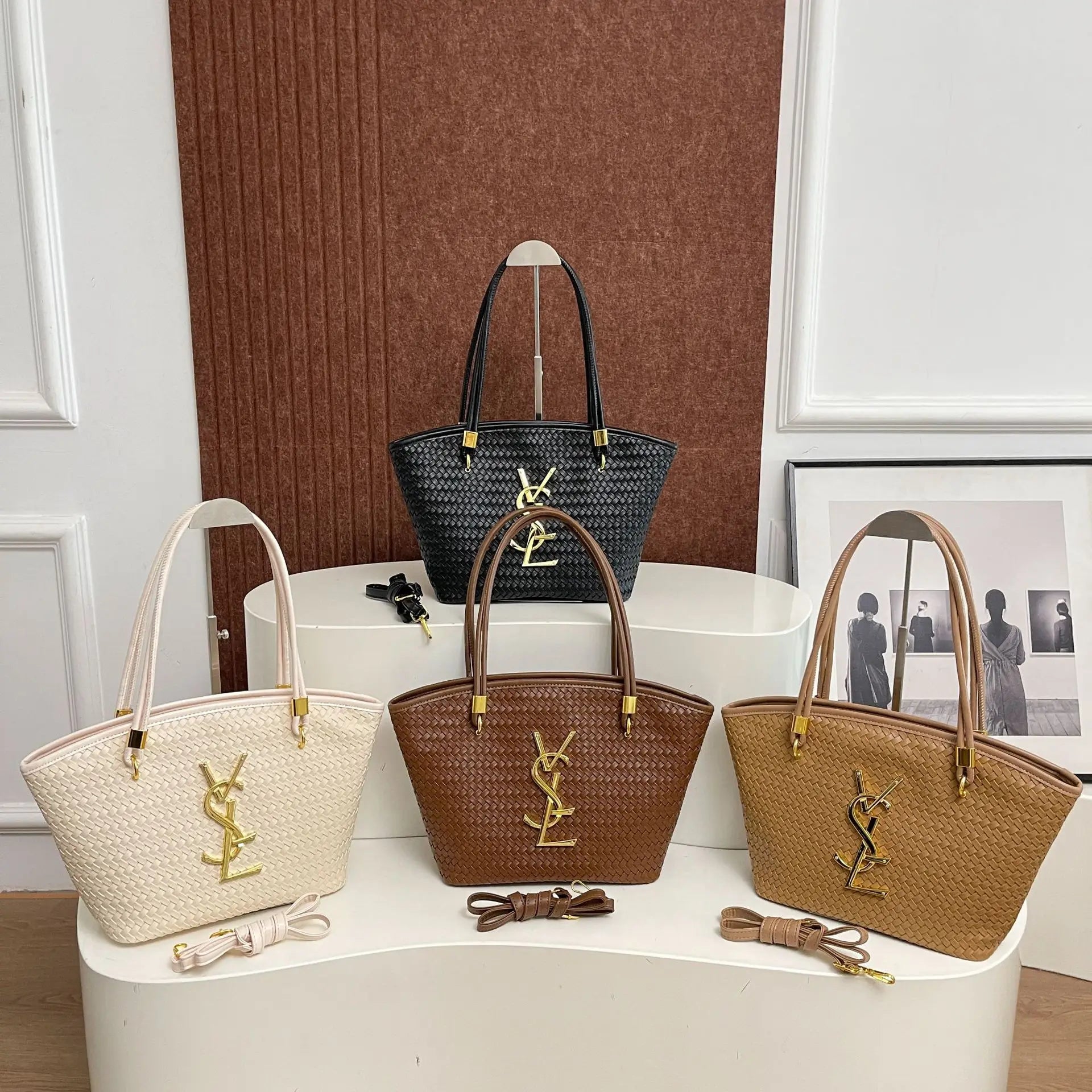 Elegant Work Tote for Women, 2025 Large Capacity Shoulder Bag, Premium Leather Office Purse, Sophisticated & Spacious