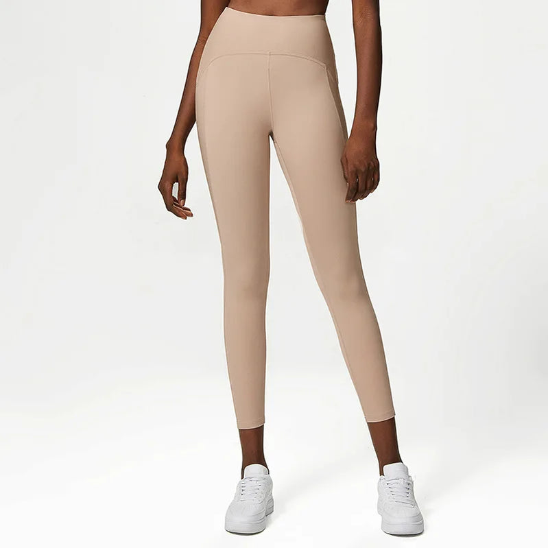 Plus Size Tracksuits Women's Yoga Set Sports Gym Jackets + Bra + Leggings Clothes for Women Sport Outfit Fitness Suit Brown Pants