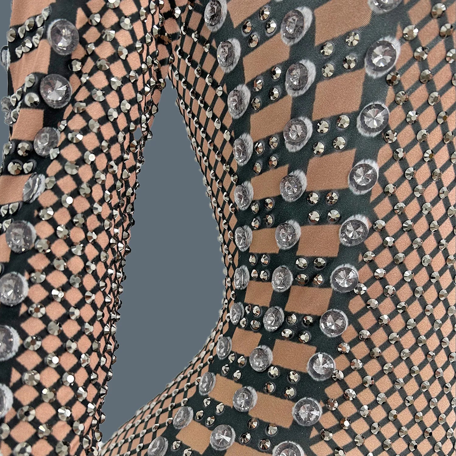 Sexy Women Bodycon Jumpsuit Plus Size Show Clothing Sparkle Crystal Performance Costumes Lady Rhinestones Bodysuits Louwang