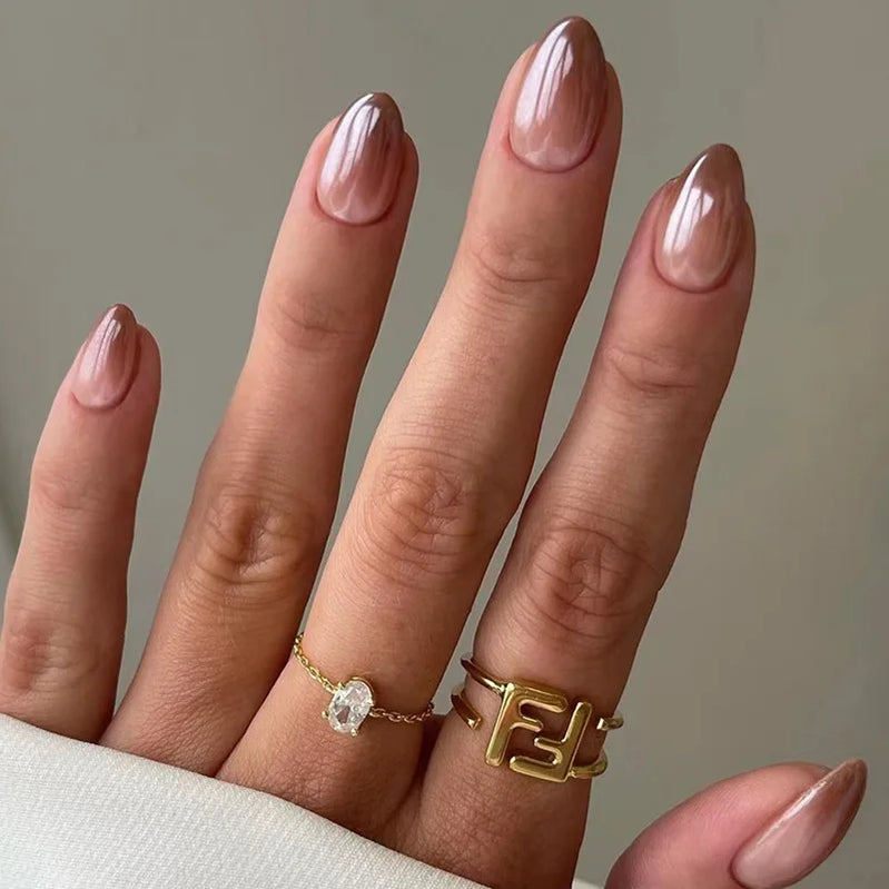 Unhas postiças simples vermelho vinho com cola, comprimento médio, amêndoa, unhas postiças, vestíveis, cabeça redonda, oval, cobertura total