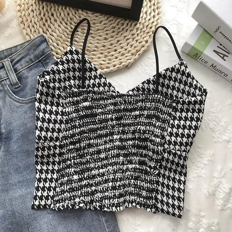 Crop Top Women Sexy Wireless Push Up Padded Tank Top Slim Was Thin Sports Summer Camisole New