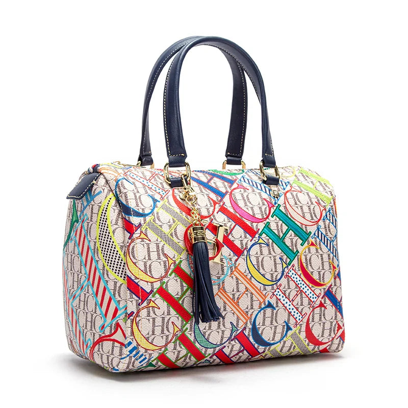 CH Fashionable and Luxury Design Spring 2024 New Women's Handbag Jacquard Colorful Women's Commuting Crossbody Bag style6