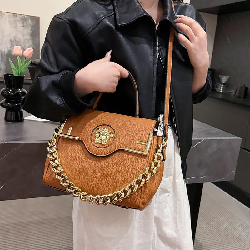 2026 Famous Designer Women's Stylish Leather Shoulder Bag - Classic Elegant Ladies Crossbody Bag Handbags Fashion