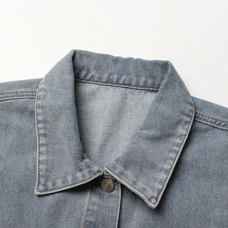 Colorblock Hollow Out Casual Denim Waistcoats For Women Lapel Sleeveless Spliced Single Breasted Streetwear Waistcoat Female