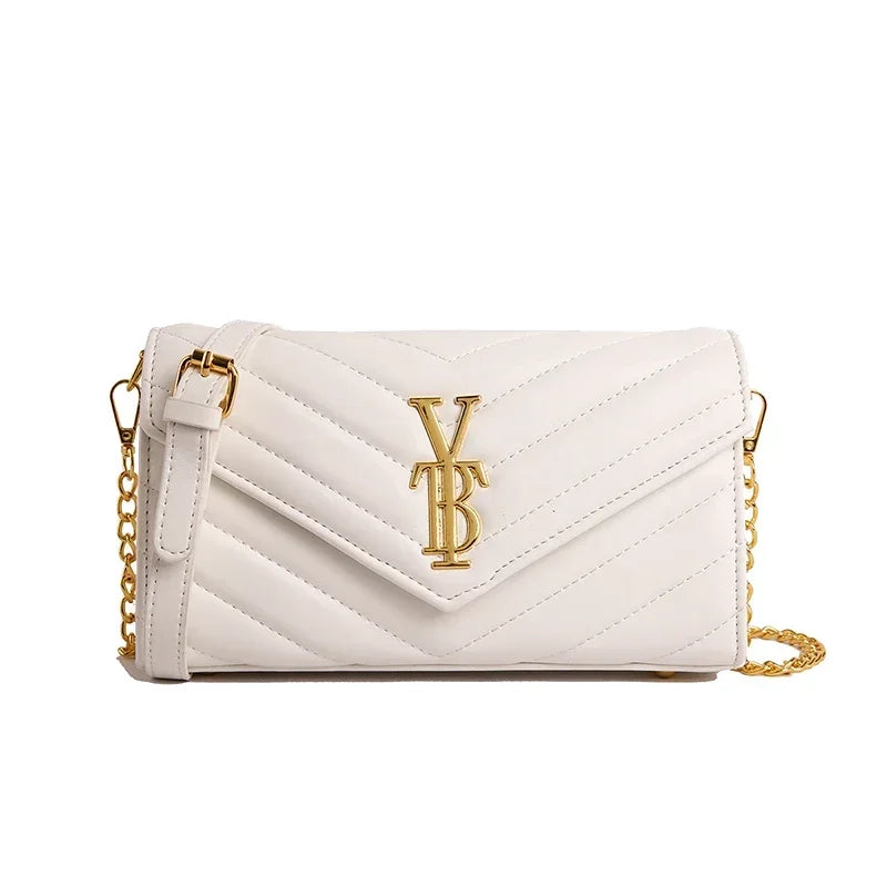 Elegant style women's chain strap shoulder bag, fashionable designer women's crossbody bag, casual party handbag