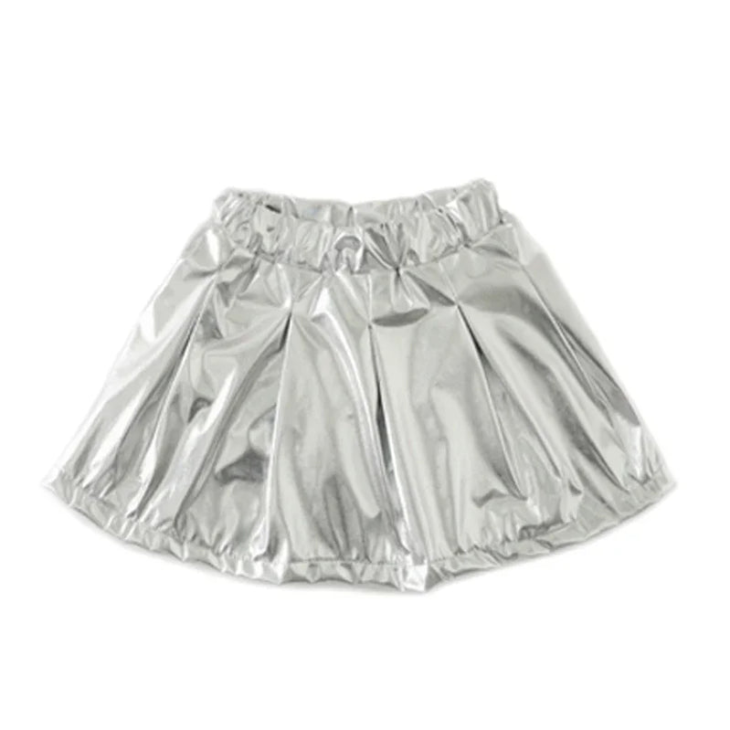 Hip Hop Boys Silver Jacket Girls Jazz Jogger Pants Street Dance Mini Skirt Clothes Sets Kids Sequin Costumes Child Streetwear Skirt
