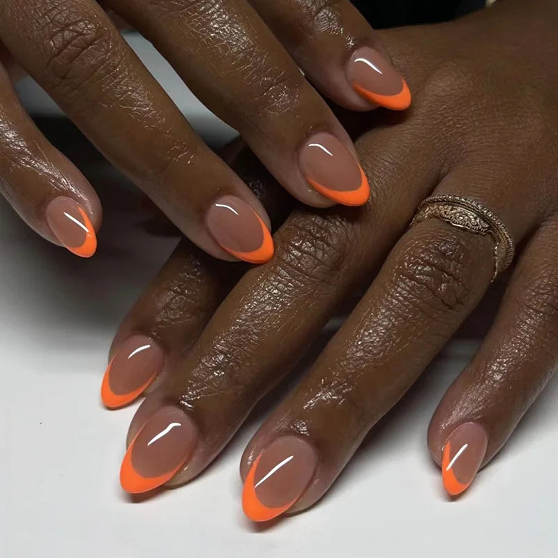 Unhas postiças simples vermelho vinho com cola, comprimento médio, amêndoa, unhas postiças, vestíveis, cabeça redonda, oval, cobertura total