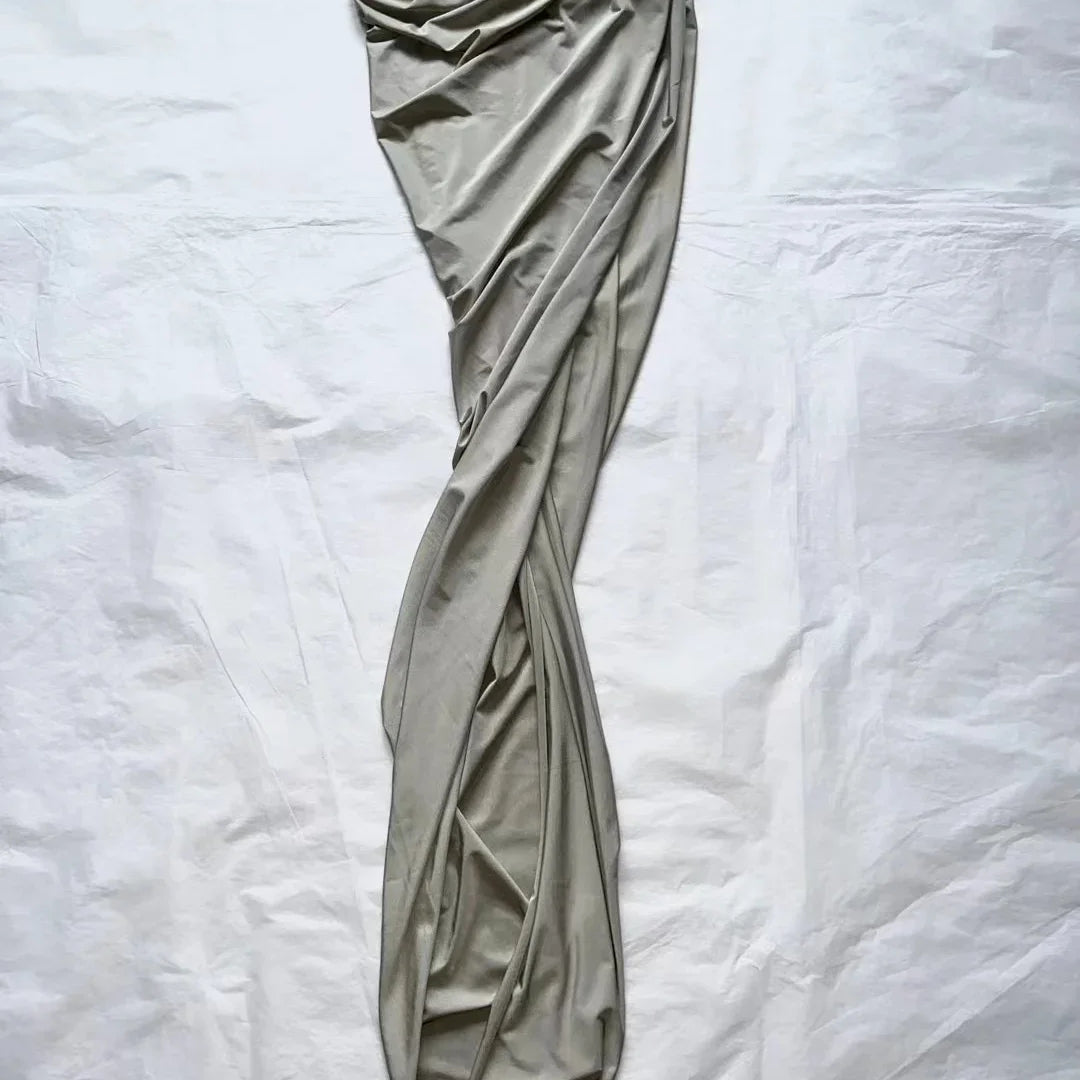 2024SS Summer Luxury New Women High Quality Slit Chic Casual Midi Skirt for Ladies 2 Color Gdnz 3.13