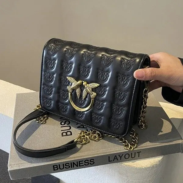 Chic 2025 Mini Square Bag, Stylish Chain Strap Purse, Women's Luxury Crossbody Bag for Daily & Evening