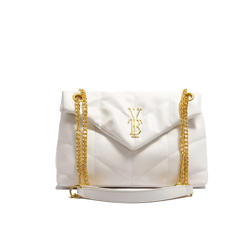 Stylish Quilted Crossbody Bag For Women - Popular Designer Inspired Leather Handbags With Adjustable Shoulder Strap