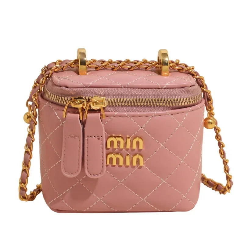 2025 Quilted Bag with Chain Strap for Women, Chic Luxury Crossbody Purse, Elegant Shoulder Bag