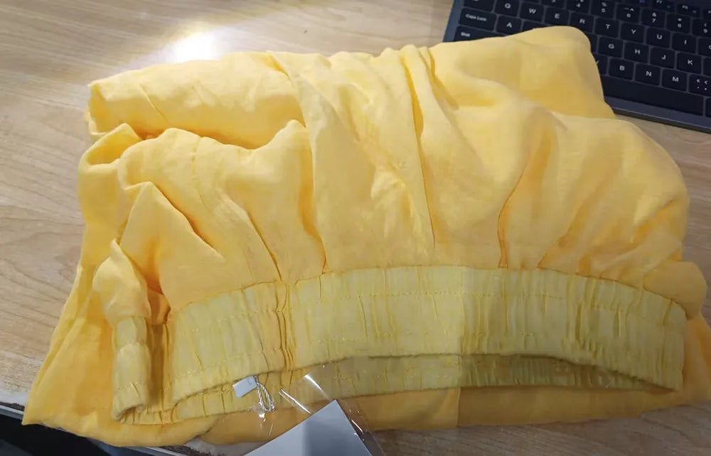 Fashion Cotton Linen Clothes Women Skirts Maxi Y2k Elegant Beach Saia Ropa Mujer Casual Vestido Boho Long Skirt Faldas Harajuku yellow