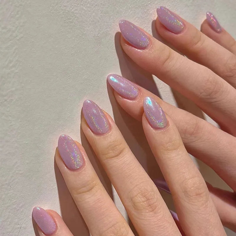 Unhas postiças simples vermelho vinho com cola, comprimento médio, amêndoa, unhas postiças, vestíveis, cabeça redonda, oval, cobertura total