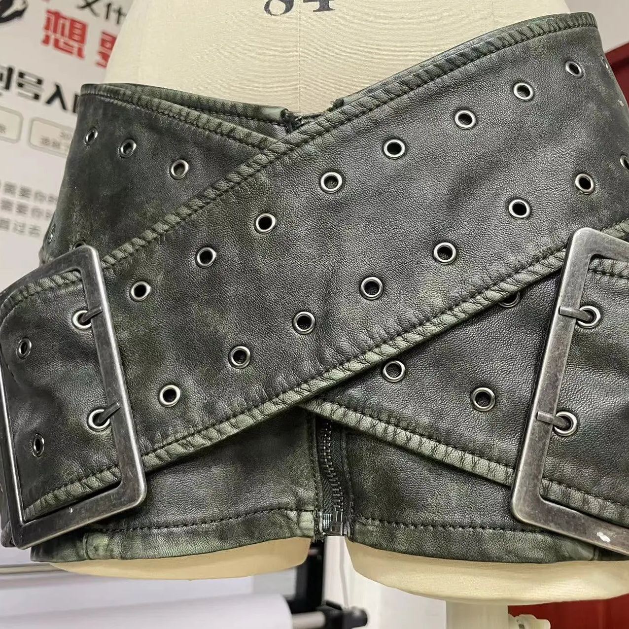 Women Y2K Sexy Mini Leather Skirt Dropped Low Waist PU Hot Skirt black