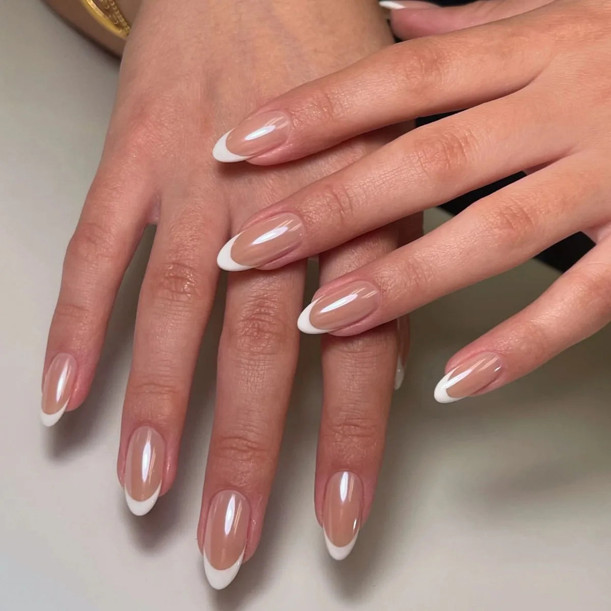 Unhas postiças simples vermelho vinho com cola, comprimento médio, amêndoa, unhas postiças, vestíveis, cabeça redonda, oval, cobertura total