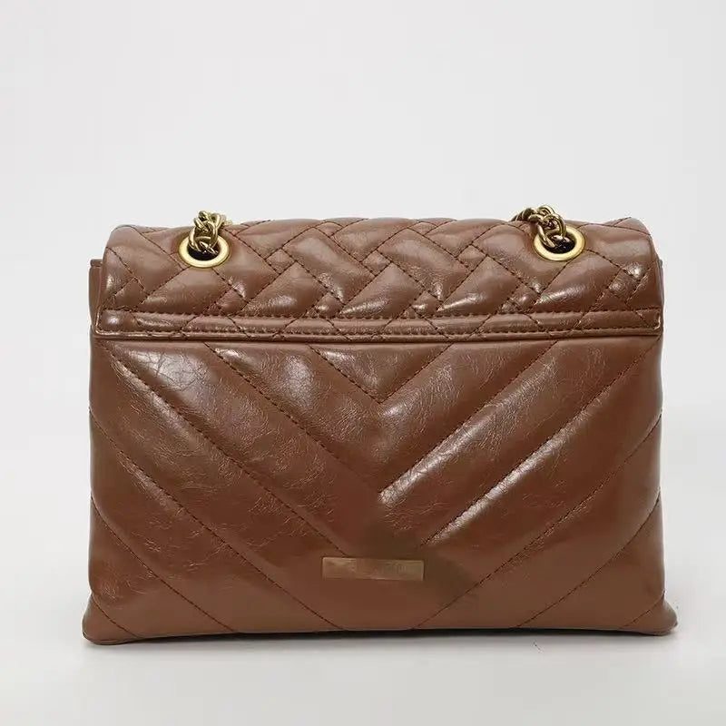 2025 Curated Cube Bag, Chain-Integrated Convertible Shoulder & Crossbody Purse for Women, Architectural Vegan Leather Day