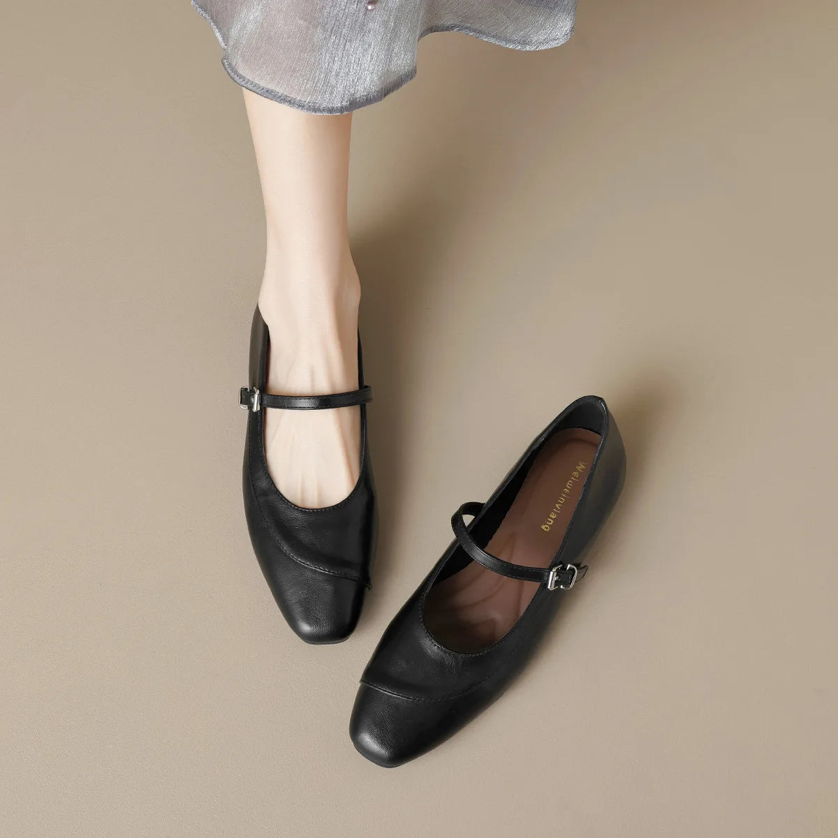 spring women's shoes Fashionable design Marie-Jane shoes Women's casual high heels and boat shoes Office and party wear